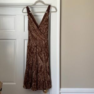 BCBG brown dress